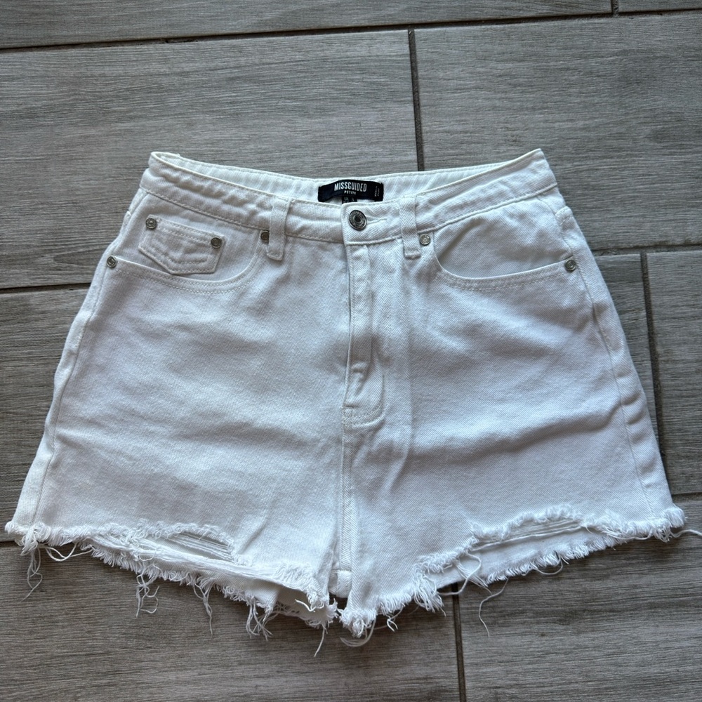 Mossimo Supply Co. Women's White Denim Shorts